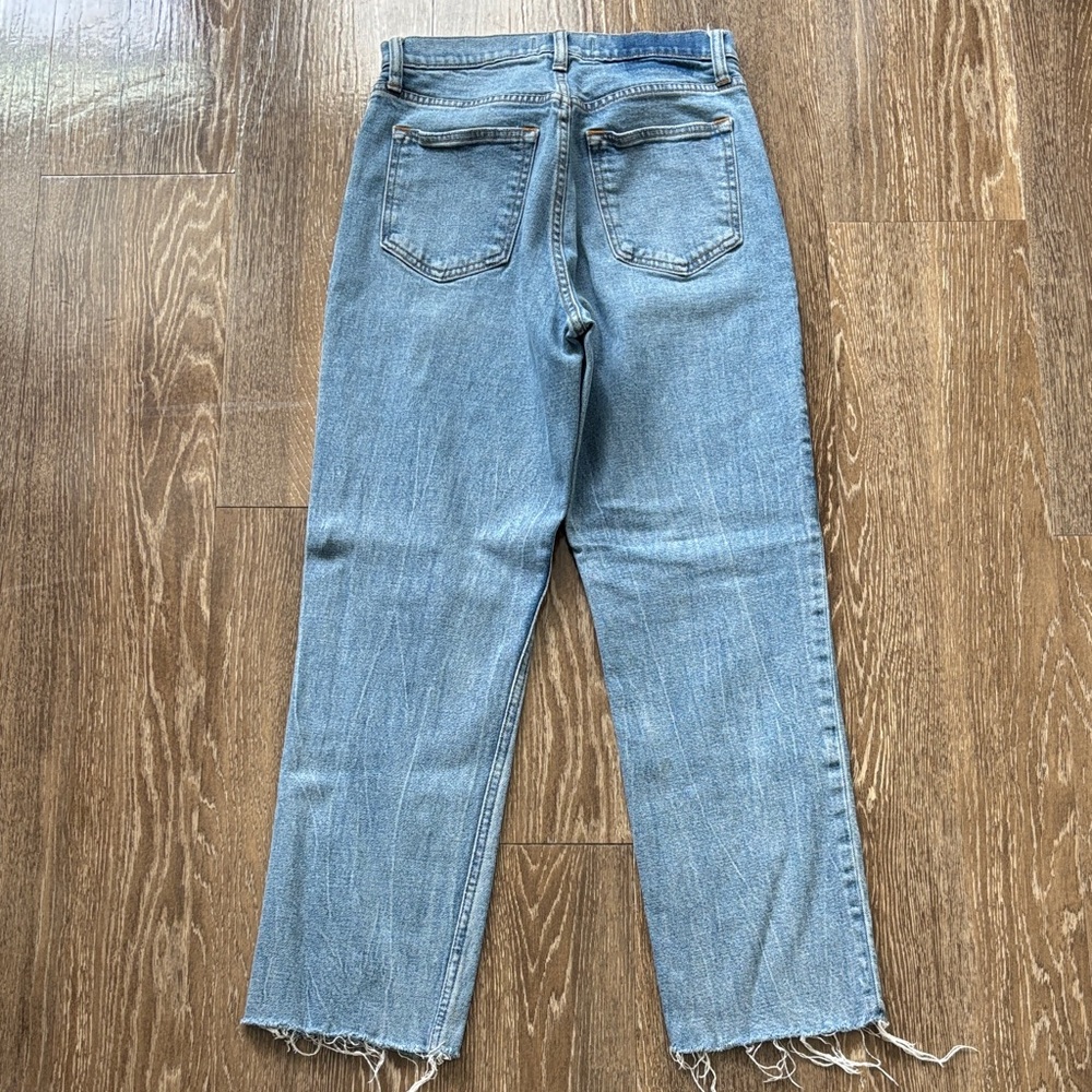 Abercrombie & Fitch Women's High Rise Jeans - Medium Blue - Picture 3 of 4